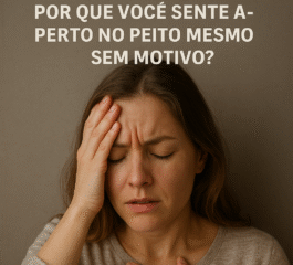 “Ansiedade Que Não Para: Por Que Você Sente Aperto no Peito Mesmo Sem Motivo?”