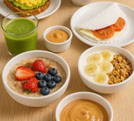 🥣 Café da Manhã Saudável: 5 Combinações Nutritivas para Começar o Dia com Energia
