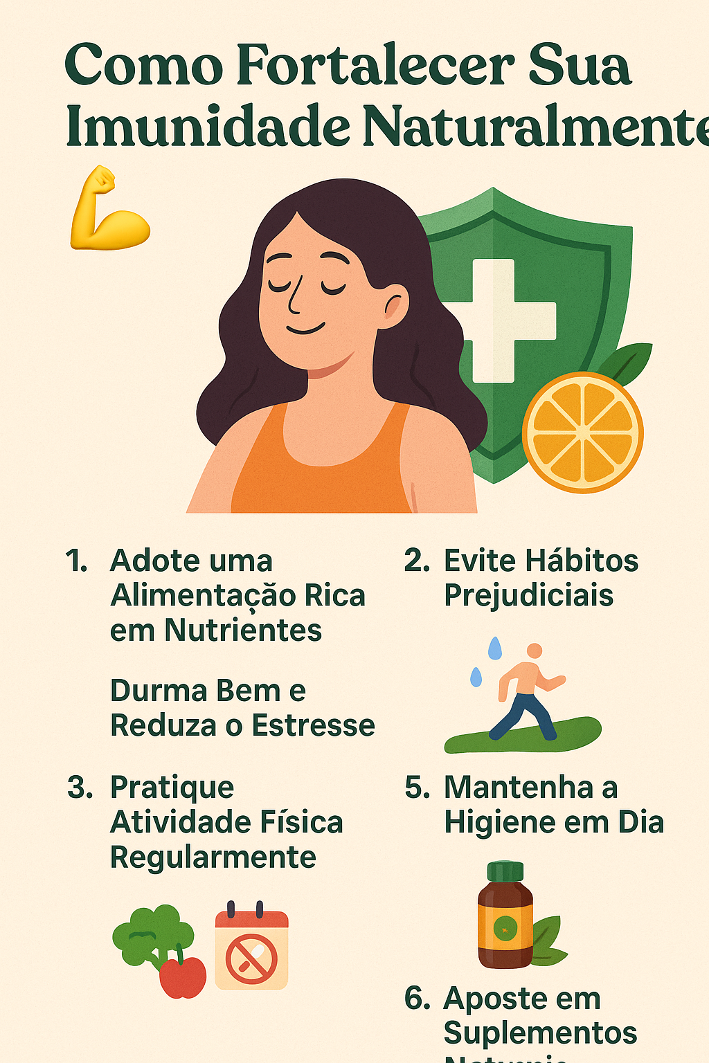 💪 Como Fortalecer Sua Imunidade Naturalmente: Dicas Essenciais para uma Saúde de Ferro! 🍊🛡️
